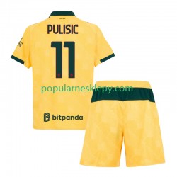 Koszulka Krótka dla Dzieci AC Milan Trzeci strój Christian Pulisic 11 2025-2026