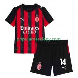 Koszulka Krótka dla Dzieci AC Milan Pierwszy strój Luca Modric 14 2025-2026
