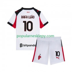 Koszulka Krótka dla Dzieci AC Milan Drugi strój Rafael Leao 10 2025-2026
