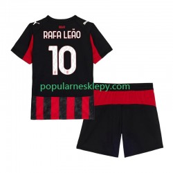 Koszulka Krótka dla Dzieci AC Milan Pierwszy strój Rafael Leao 10 2025-2026