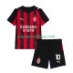 Koszulka Krótka dla Dzieci AC Milan Pierwszy strój Rafael Leao 10 2025-2026