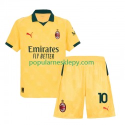 Koszulka Krótka dla Dzieci AC Milan Trzeci strój Rafael Leao 10 2025-2026