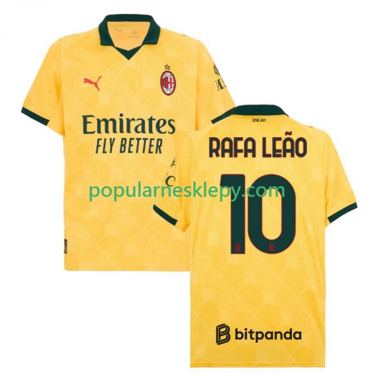Koszulka Krótka Męska AC Milan Trzeci strój Rafael Leao 10 2025-2026