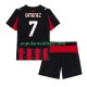 Koszulka Krótka dla Dzieci AC Milan Pierwszy strój Santiago Gimenez 7 2025-2026