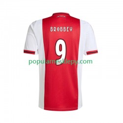 Koszulka Krótka Męska AFC Ajax Pierwszy strój Brian Brobbey 9 2025-2026