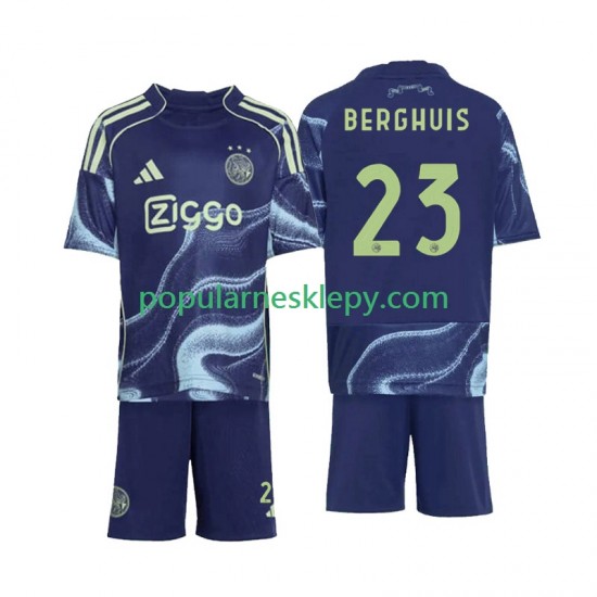 Koszulka Krótka dla Dzieci AFC Ajax Drugi strój Steven Berghuis 23 2025-2026