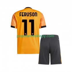 Koszulka Krótka dla Dzieci AS Roma Drugi strój Evan Ferguson 11 2025-2026