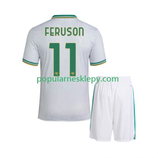 Koszulka Krótka dla Dzieci AS Roma Trzeci strój Evan Ferguson 11 2025-2026