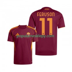 Koszulka Krótka Męska AS Roma Pierwszy strój Evan Ferguson 11 2025-2026