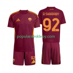 Koszulka Krótka dla Dzieci AS Roma Pierwszy strój Stephan El Shaarawy 92 2025-2026