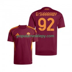 Koszulka Krótka Męska AS Roma Pierwszy strój Stephan El Shaarawy 92 2025-2026