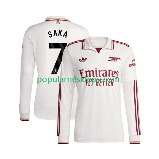Koszulka Długi Męska Arsenal Trzeci strój Bukayo Saka 7 2025-2026