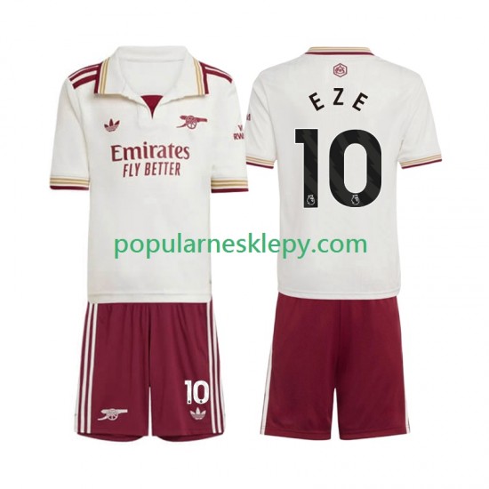 Koszulka Krótka dla Dzieci Arsenal Trzeci strój Eberechi Eze 10 2025-2026
