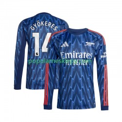 Koszulka Długi Męska Arsenal Drugi strój Viktor Gyokeres 14 2025-2026