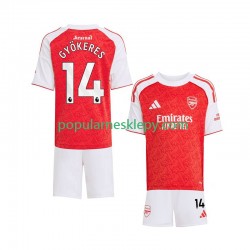 Koszulka Krótka dla Dzieci Arsenal Pierwszy strój Viktor Gyokeres 14 2025-2026