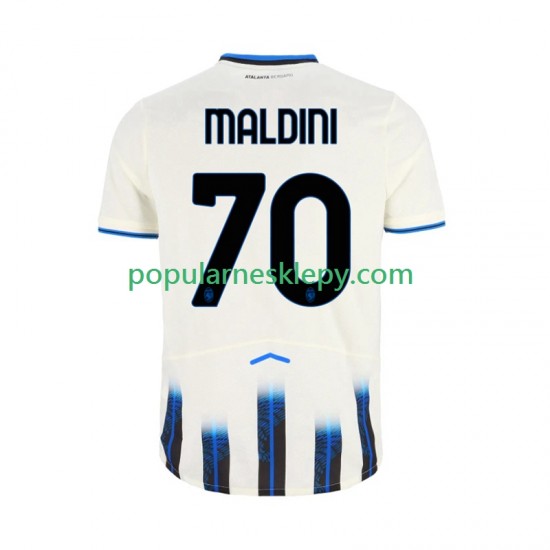 Koszulka Krótka Męska Atalanta Drugi strój Daniel Maldini 70 2025-2026