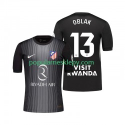 Koszulka Krótka Męska Bramkarz Atlético Madryt Drugi strój Jan Oblak 13 2025-2026