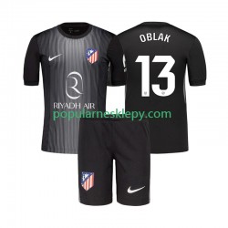 Koszulka Krótka dla Dzieci Bramkarz Atlético Madryt Drugi strój Jan Oblak 13 2025-2026