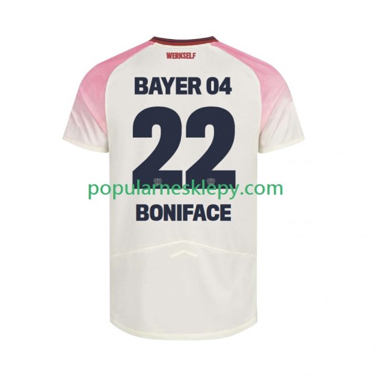 Koszulka Krótka Męska Bayer 04 Leverkusen Drugi strój Victor Boniface 22 2025-2026 Koszulka Krótka Męska Bayer 04 Leverkusen Drugi strój Victor Boniface 22 2025-2026