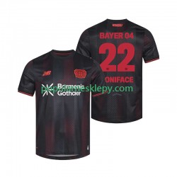Koszulka Krótka Męska Bayer 04 Leverkusen Pierwszy strój Victor Boniface 22 2025-2026