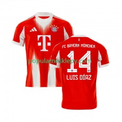 Koszulka Krótka Męska Bayern Monachium Pierwszy strój Luis Diaz 14 2025-2026