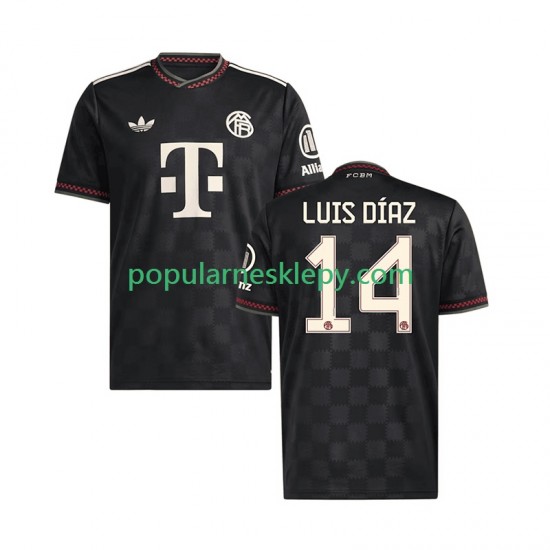 Koszulka Krótka Męska Bayern Monachium Trzeci strój Luis Diaz 14 2025-2026
