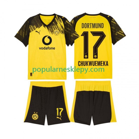 Koszulka Krótka dla Dzieci Borussia Dortmund Pierwszy strój Carney Chukwuemeka 17 2025-2026