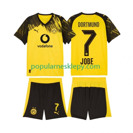 Koszulka Krótka dla Dzieci Borussia Dortmund Pierwszy strój Jobe Bellingham 7 2025-2026 Koszulka Krótka dla Dzieci Borussia Dortmund Pierwszy strój Jobe Bellingham 7 2025-2026