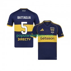 Koszulka Krótka Męska CA Boca Juniors Pierwszy strój Rodrigo Battaglia 5 2025-2026