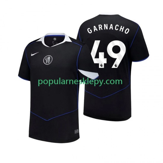Koszulka Krótka Męska Chelsea Trzeci strój Alejandro Garnacho 49 2025-2026
