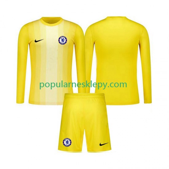 Koszulka Długi dla Dzieci Bramkarz Chelsea Trzeci strój 2025-2026