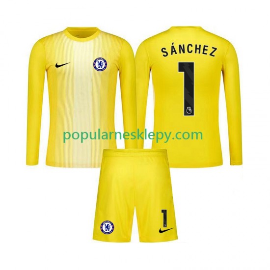 Koszulka Długi dla Dzieci Bramkarz Chelsea Trzeci strój Robert Sanchez 1 2025-2026 Koszulka Długi dla Dzieci Bramkarz Chelsea Trzeci strój Robert Sanchez 1 2025-2026
