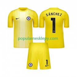 Koszulka Krótka dla Dzieci Bramkarz Chelsea Trzeci strój Robert Sanchez 1 2025-2026
