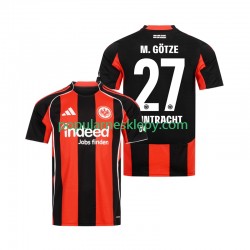 Koszulka Krótka Męska Eintracht Frankfurt Pierwszy strój Mario Gotze 27 2025-2026