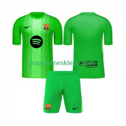 Koszulka Krótka dla Dzieci Bramkarz FC Barcelona Pierwszy strój 2025-2026