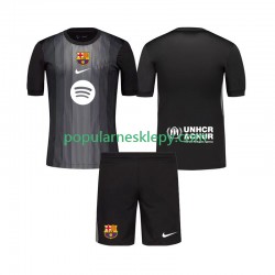 Koszulka Krótka dla Dzieci Bramkarz FC Barcelona Trzeci strój 2025-2026