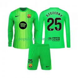 Koszulka Długi dla Dzieci Bramkarz FC Barcelona Pierwszy strój Szczesny 25 2025-2026