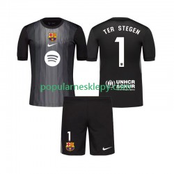 Koszulka Krótka dla Dzieci Bramkarz FC Barcelona Trzeci strój Ter Stegen 1 2025-2026