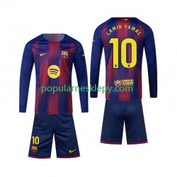 Koszulka Długi dla Dzieci FC Barcelona Pierwszy strój Lamine Yamal 10 2025-2026