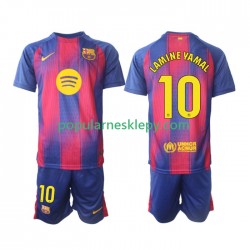 Koszulka Krótka dla Dzieci FC Barcelona Pierwszy strój Lamine Yamal 10 2025-2026