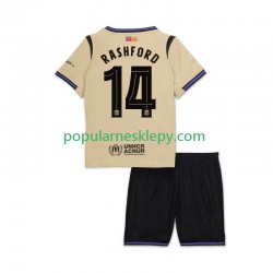 Koszulka Krótka dla Dzieci FC Barcelona Drugi strój Marcus Rashford 14 UCL 2025-2026