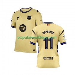 Koszulka Krótka Męska FC Barcelona Drugi strój Raphinha 11 Champions League 2025-2026