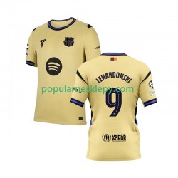 Koszulka Krótka Męska FC Barcelona Drugi strój Robert Lewandowski 9 Champions League 2025-2026
