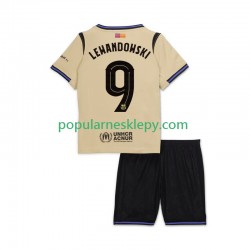 Koszulka Krótka dla Dzieci FC Barcelona Drugi strój Robert Lewandowski 9 UCL 2025-2026