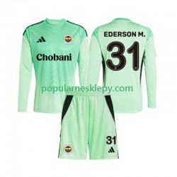Koszulka Długi dla Dzieci Bramkarz Drugi strój Fenerbahce Ederson Moraes 31 2025-2026