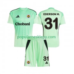 Koszulka Krótka dla Dzieci Bramkarz Drugi strój Fenerbahce Ederson Moraes 31 2025-2026