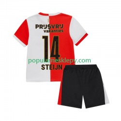 Koszulka Krótka dla Dzieci Feyenoord Rotterdam Pierwszy strój Sem Steijn 14 2025-2026