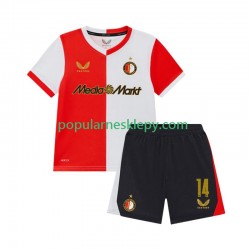 Koszulka Krótka dla Dzieci Feyenoord Rotterdam Pierwszy strój Sem Steijn 14 2025-2026