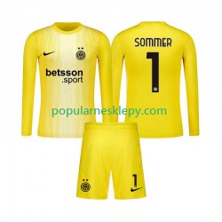 Koszulka Długi dla Dzieci Bramkarz Inter Mediolan Drugi strój Yann Sommer 1 2025-2026