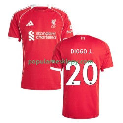 Koszulka Krótka Męska Liverpool Pierwszy strój Diogo Jota 20 2025-2026